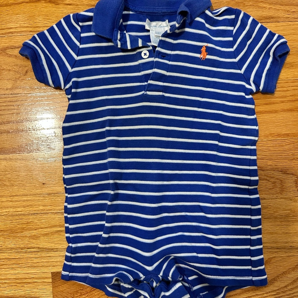 Ralph Lauren Polo Romper – Size 9 Months (GUC)